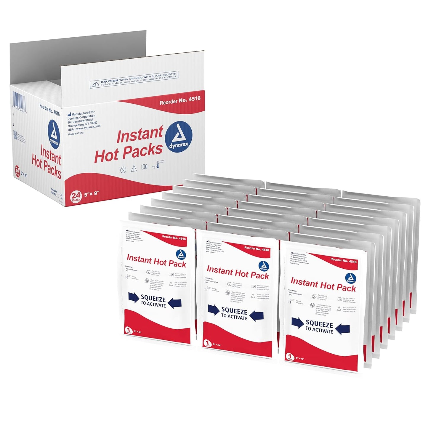 Dynarex Instant Hot Pack (24 Count)