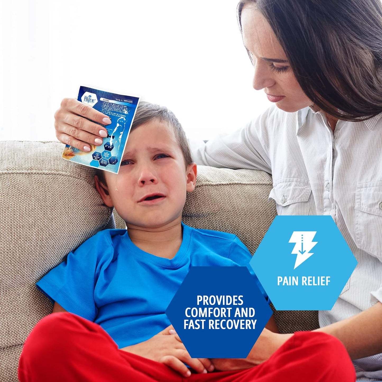 MedPride Instant Cold Pack for Injuries & Pain Relief 5"x6" - 24/cs.