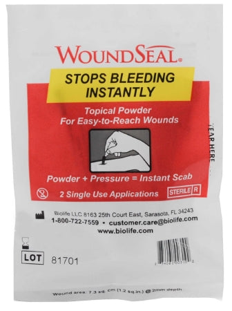 Wound Seal® Hemostatic Agent Wound Seal® 2 per Pack Sterile