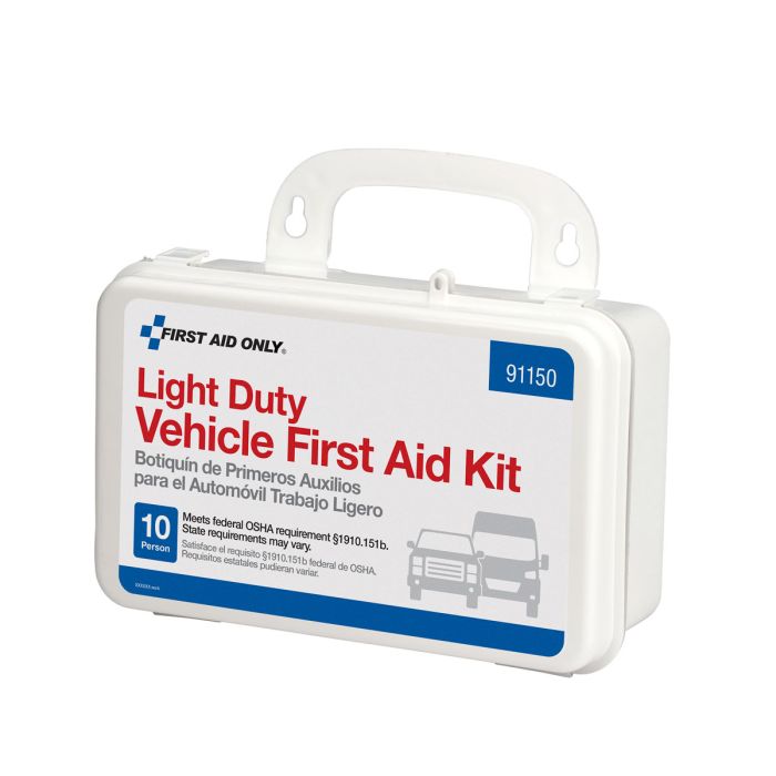 First Aid Only 10-Person Plastic Light Duty Vehicle First Aid Kit