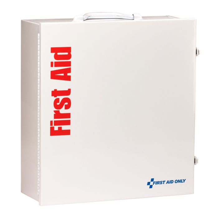 First Aid Only 75 Person ANSI A 2 Shelf First Aid Cabinet, ANSI 2021 Compliant