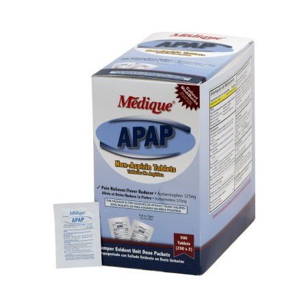 Medique® Pain Relief Medique® 325 mg Strength Acetaminophen Unit Dose Tablet 250 per Box