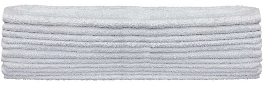 KSE bar mops, 100% cotton, all white, stack of 12