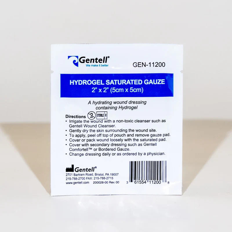 Gentell Hydrogel Saturated Gauze