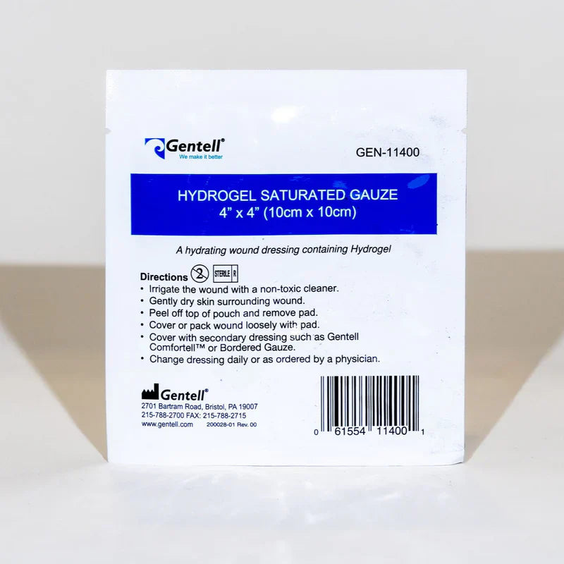 Gentell Hydrogel Saturated Gauze