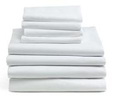 KSE Global Collection T180 Sheets & Pillowcases (Pack of 12)