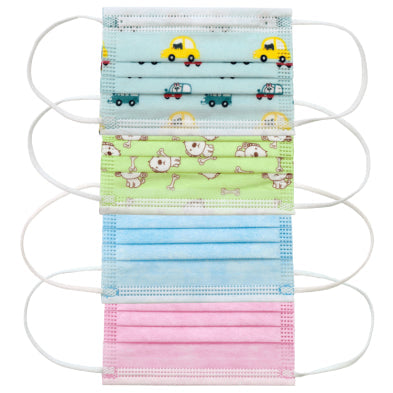 Dynarex Child Face Mask - 50ea/bx, 12bxs/cs (600 Count)