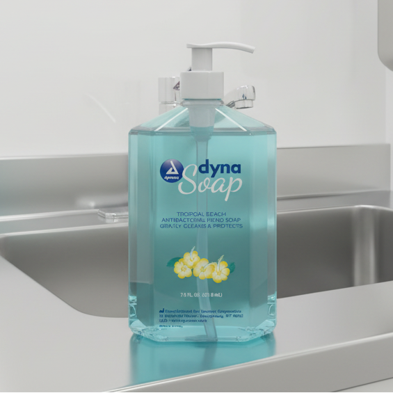Dynarex Antibacterial Soap, 7.5 oz. Pump Bottle, 24bot/case (24 Count)