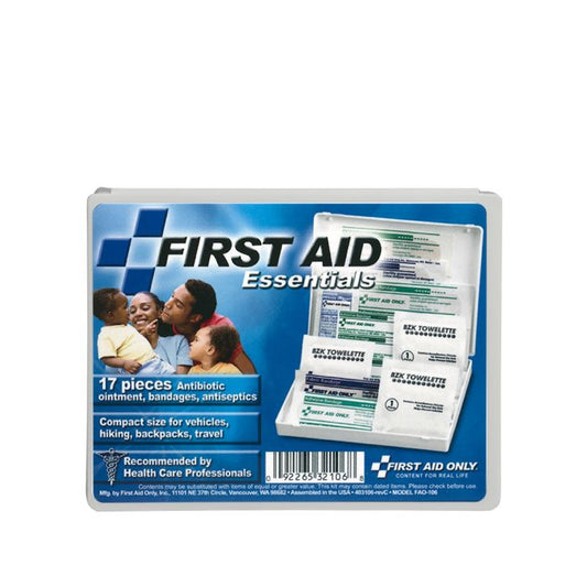 First Aid Only 16 Piece Travel First Aid Kit, Plastic Case