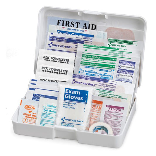 First Aid Only Vehicle First Aid Kit, 40 Piece, Plastic Case