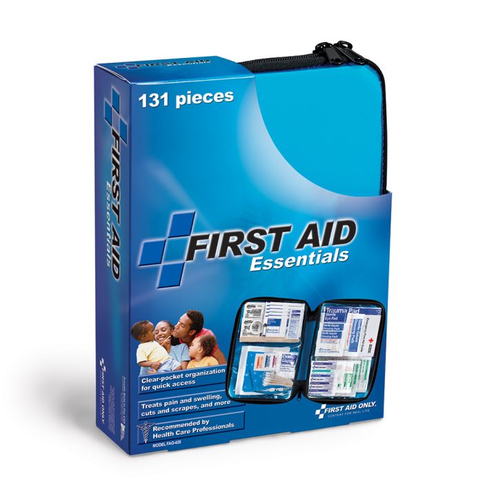 First Aid Only First Aid Kit, 130 Piece, Fabric Case