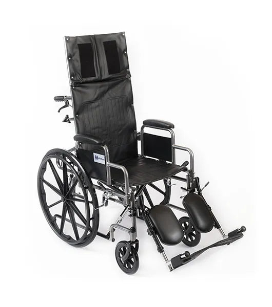 Wings High Back Reclining Wheelchair – Wheelchair for Adults with Adjustable Height, Elevated Leg Rests, and Detachable Desk Arms – 300 lb Weight Capacity