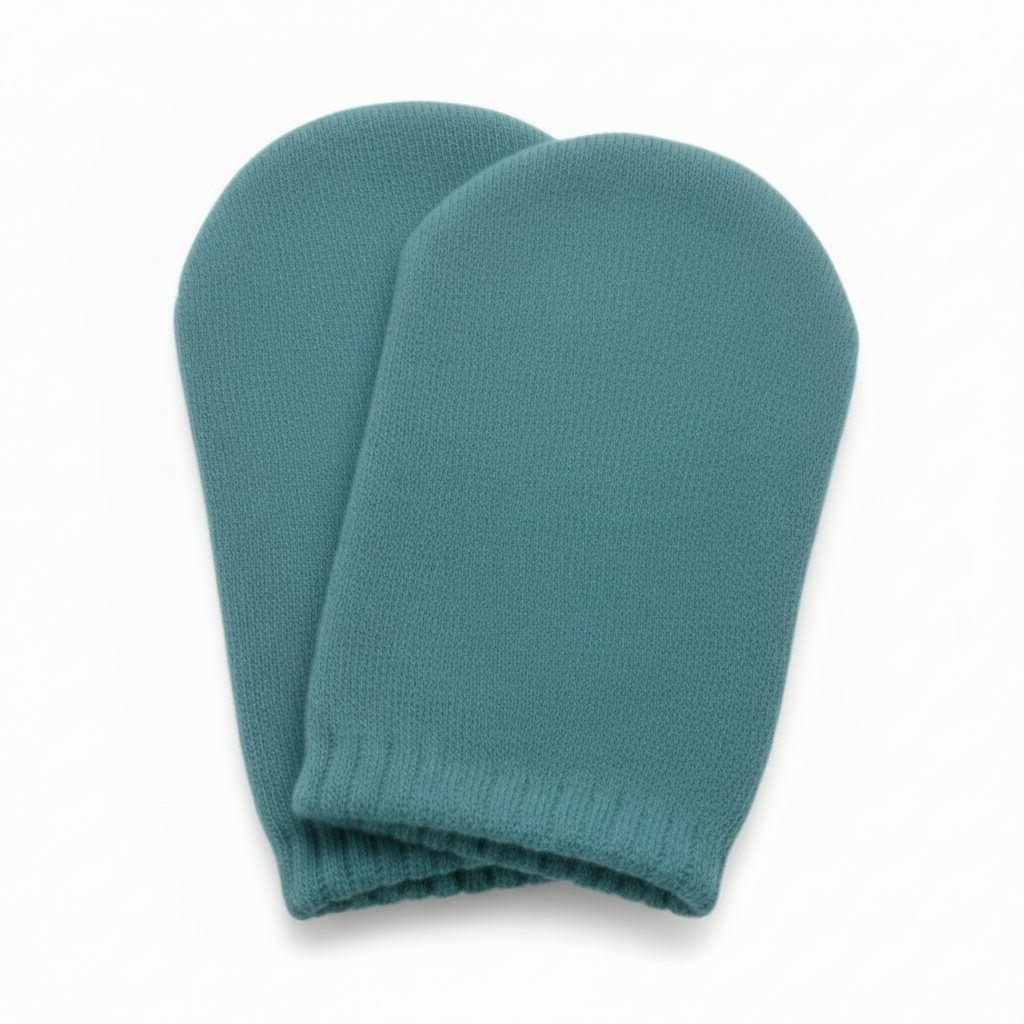Teal Slipper Sock - Muted